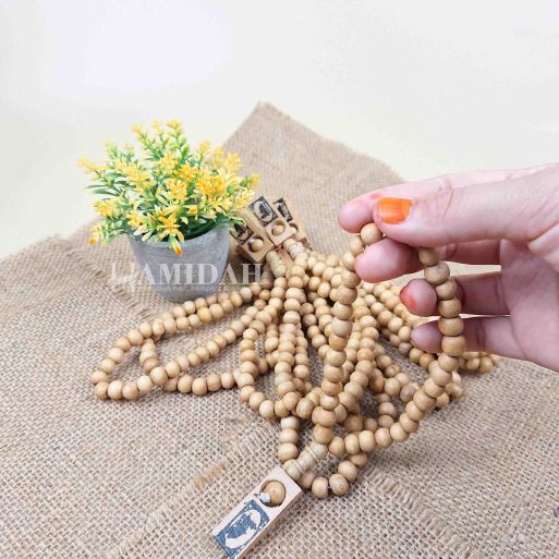 Alat Hitung Dzikir Tasbih kayu