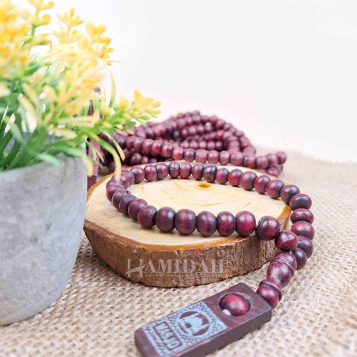 Alat Hitung Tasbih Kayu 33 Butir - Gambar 2