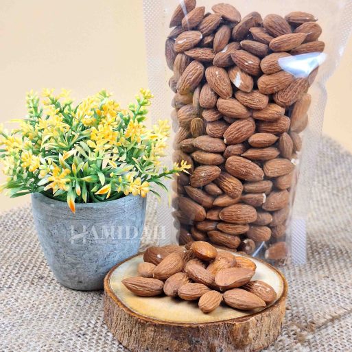 kacang almonds panggang tawar