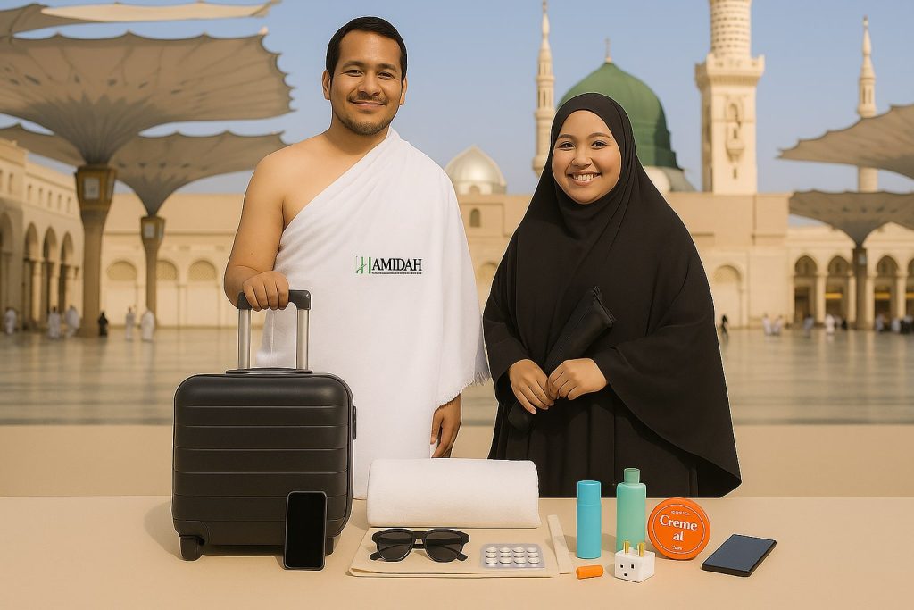 perlengkapan umroh wanita 9-12 hari