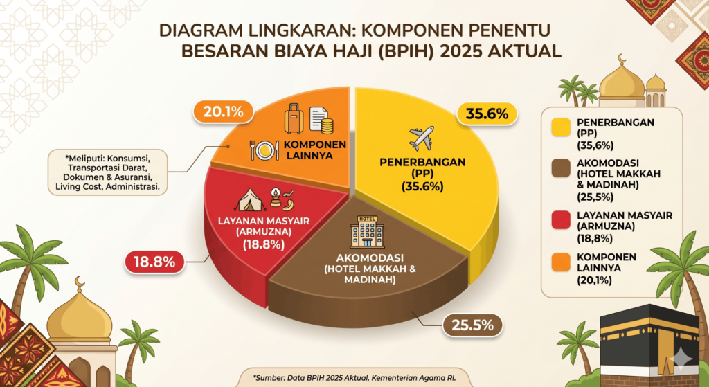 komponen biaya haji