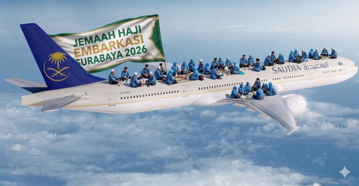 jadwal keberangkatan haji surabaya 2026