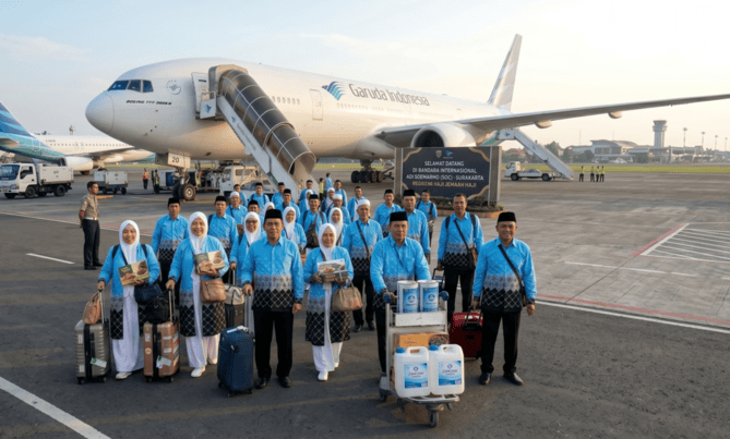 jadwal kepulangan haji 2026 embarkasi soc solo jawa tengah
