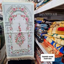 sajadah suede motif mini