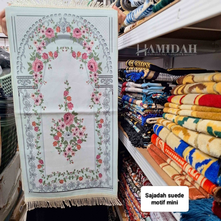 sajadah suede motif mini