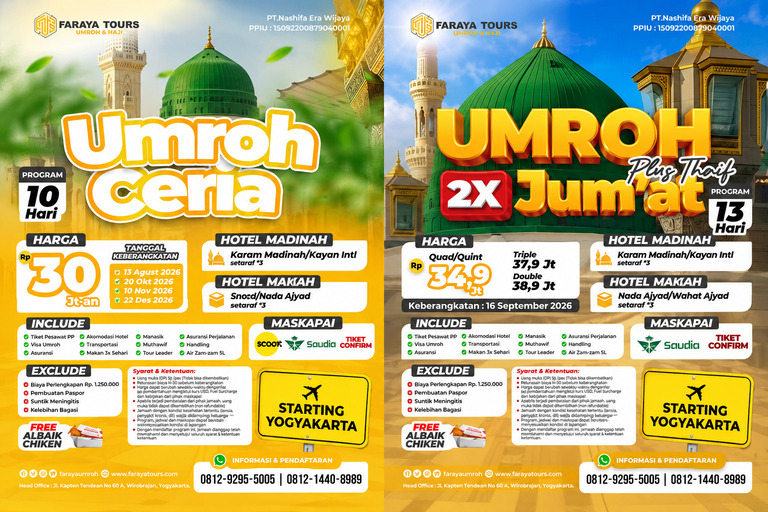 paket umroh faraya tours