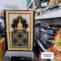 sajadah kiswah anti slip mini